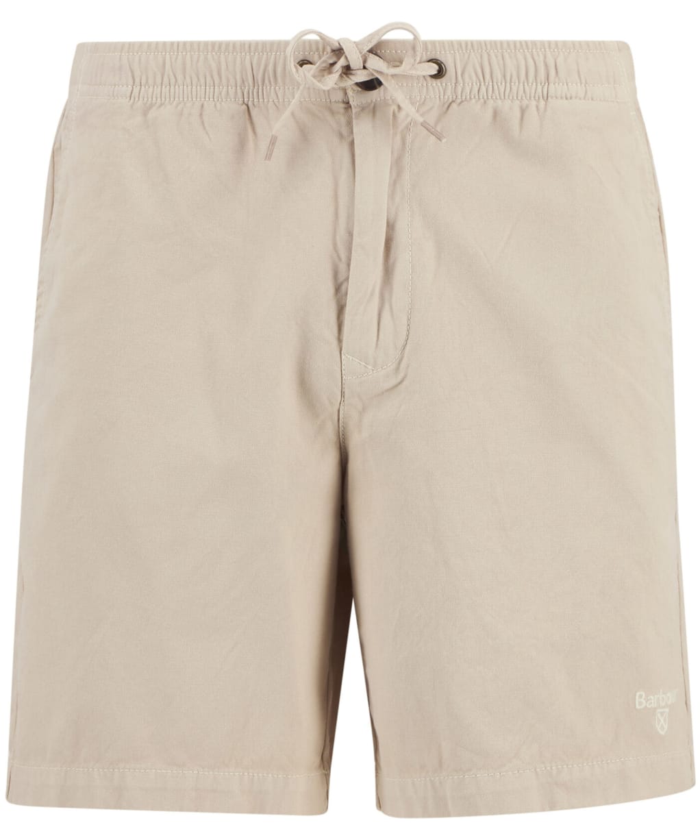 Men's Barbour Washed Oxford Relaxed Shorts - Mist