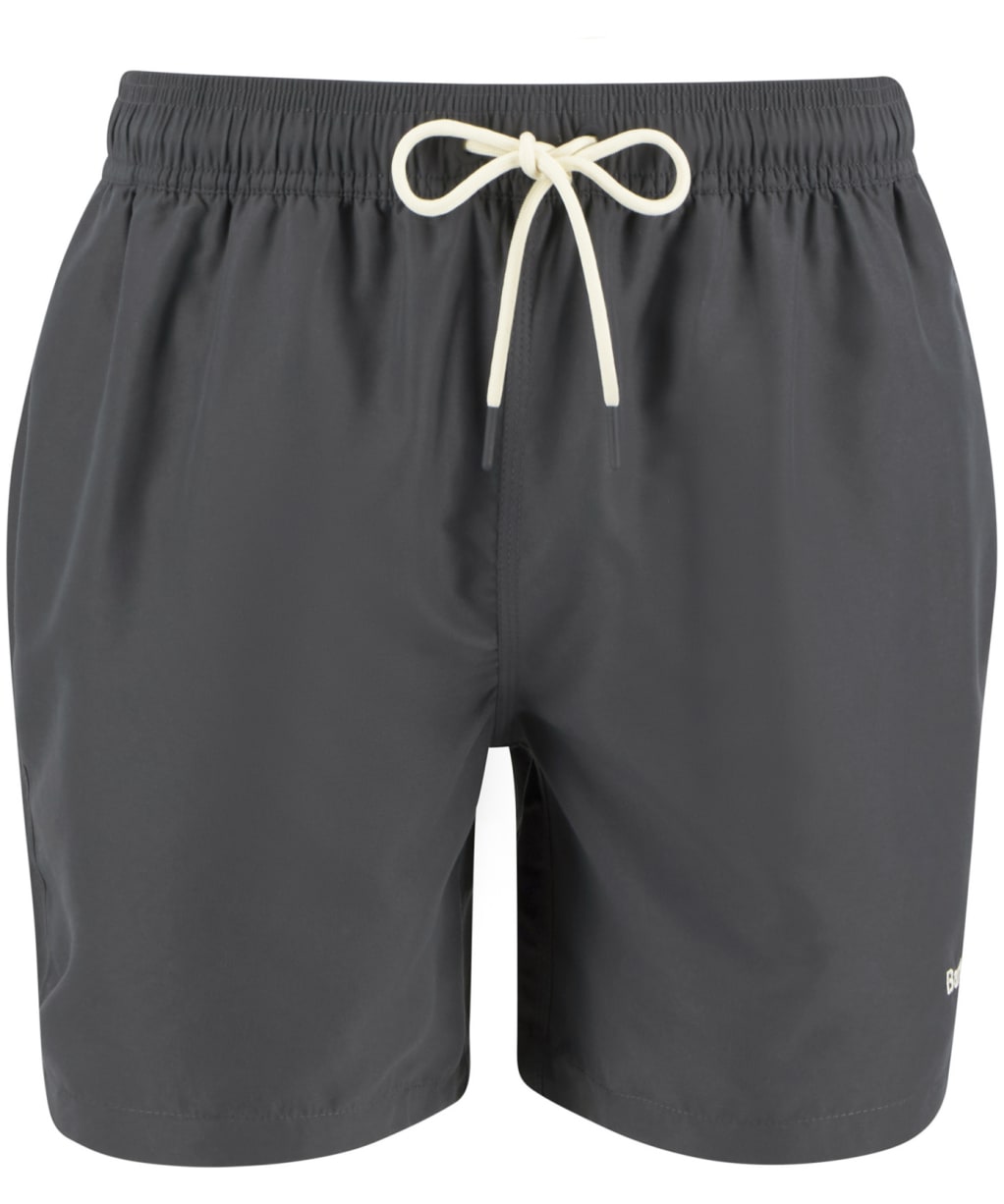 Men's Barbour Water Reactive Leaf Print Swim Short - Asphalt