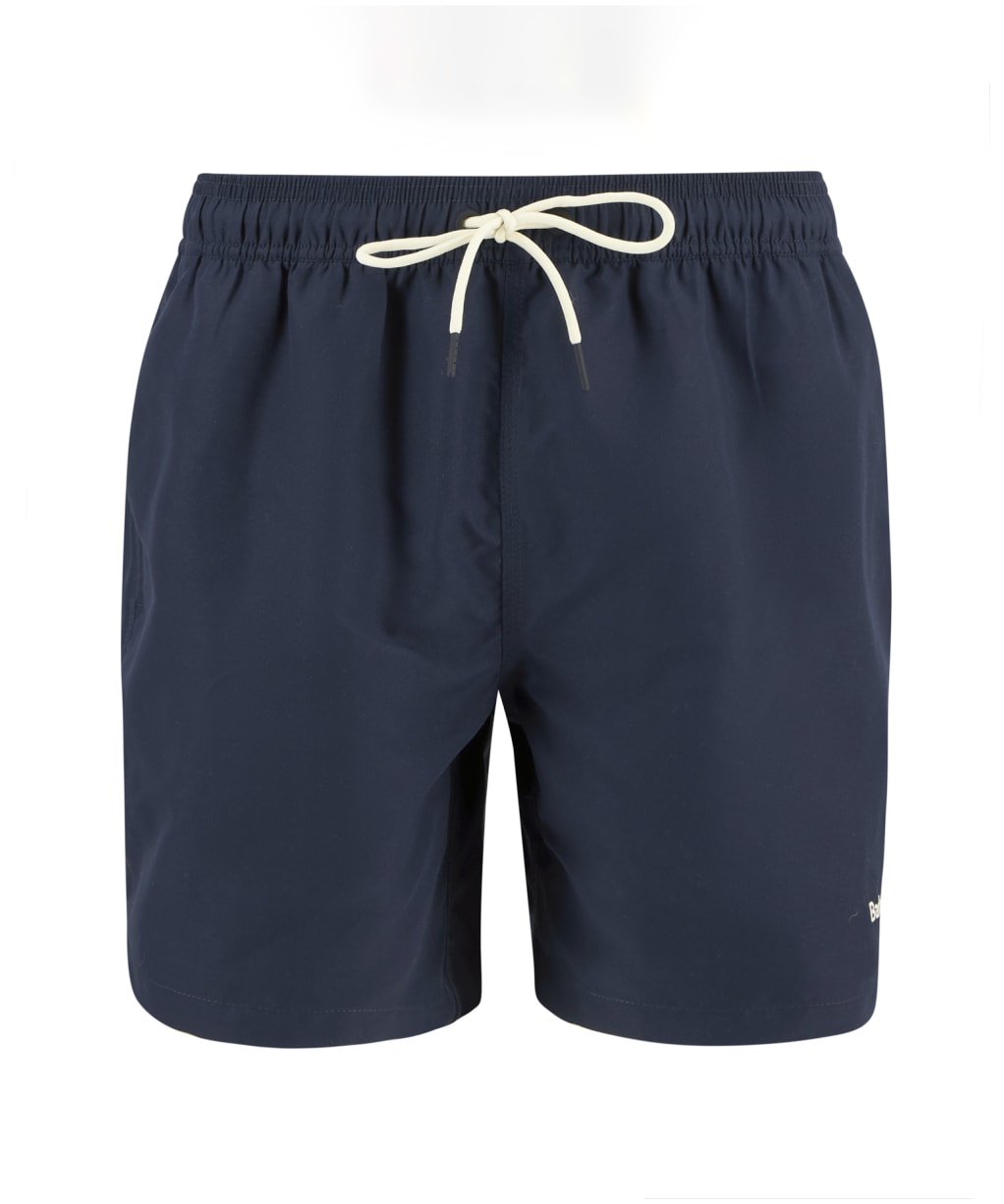 Men's Barbour Water Reactive Tartan Swim Short - Navy
