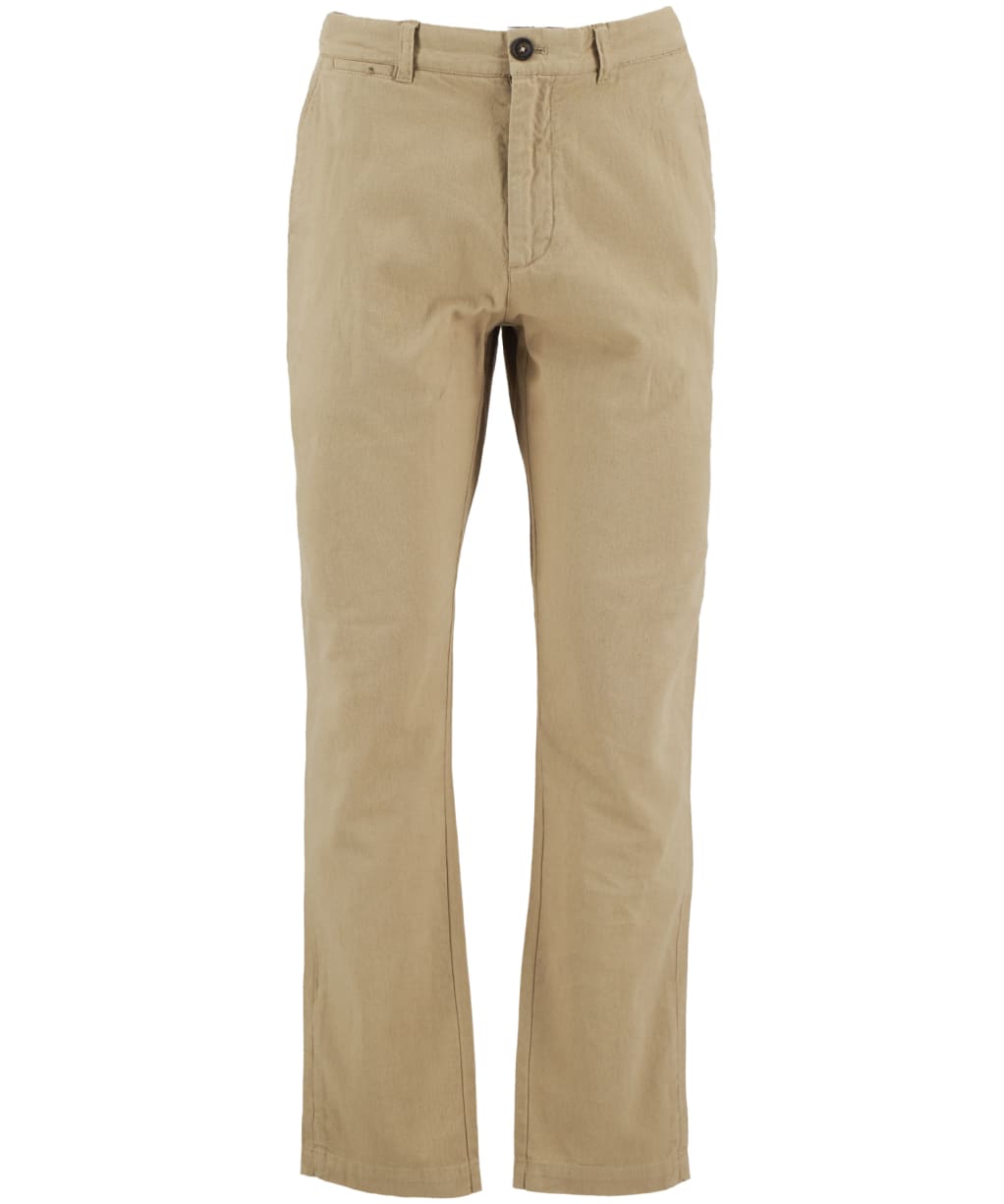 Men's Barbour Cotton Linen Tailored Trouser - Washed Stone