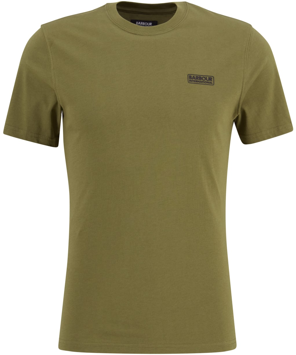 Men's Barbour International Small Logo Tee - Cable Olive
