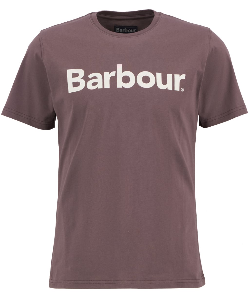 Men's Barbour Logo Tee - Peppercorn