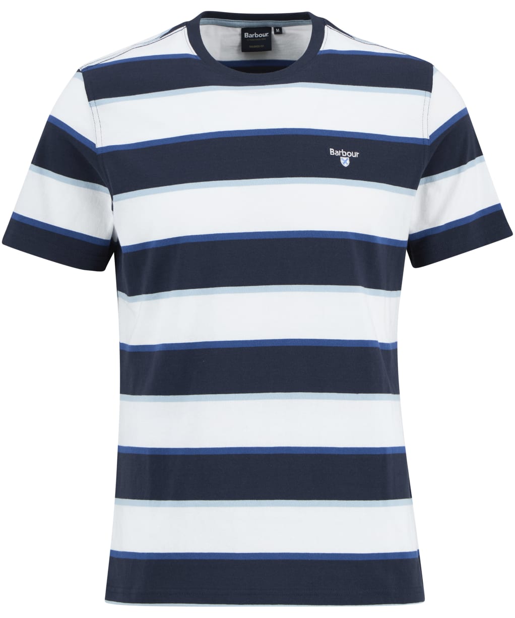 Men's Barbour Meldon Stripe T-Shirt - Navy