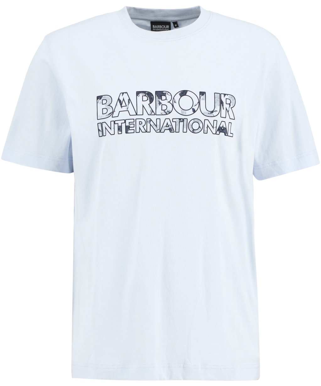 Men's Barbour International Unite Printed T-Shirt - Skywriting