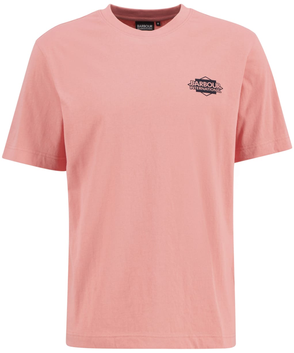 Men's Barbour International Wilmslow Graphic T-Shirt - Burnt Coral