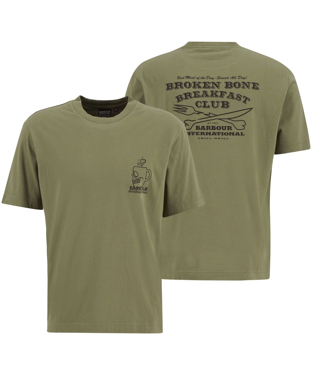 Men's Barbour International Staithes Graphic T-Shirt - Olvine