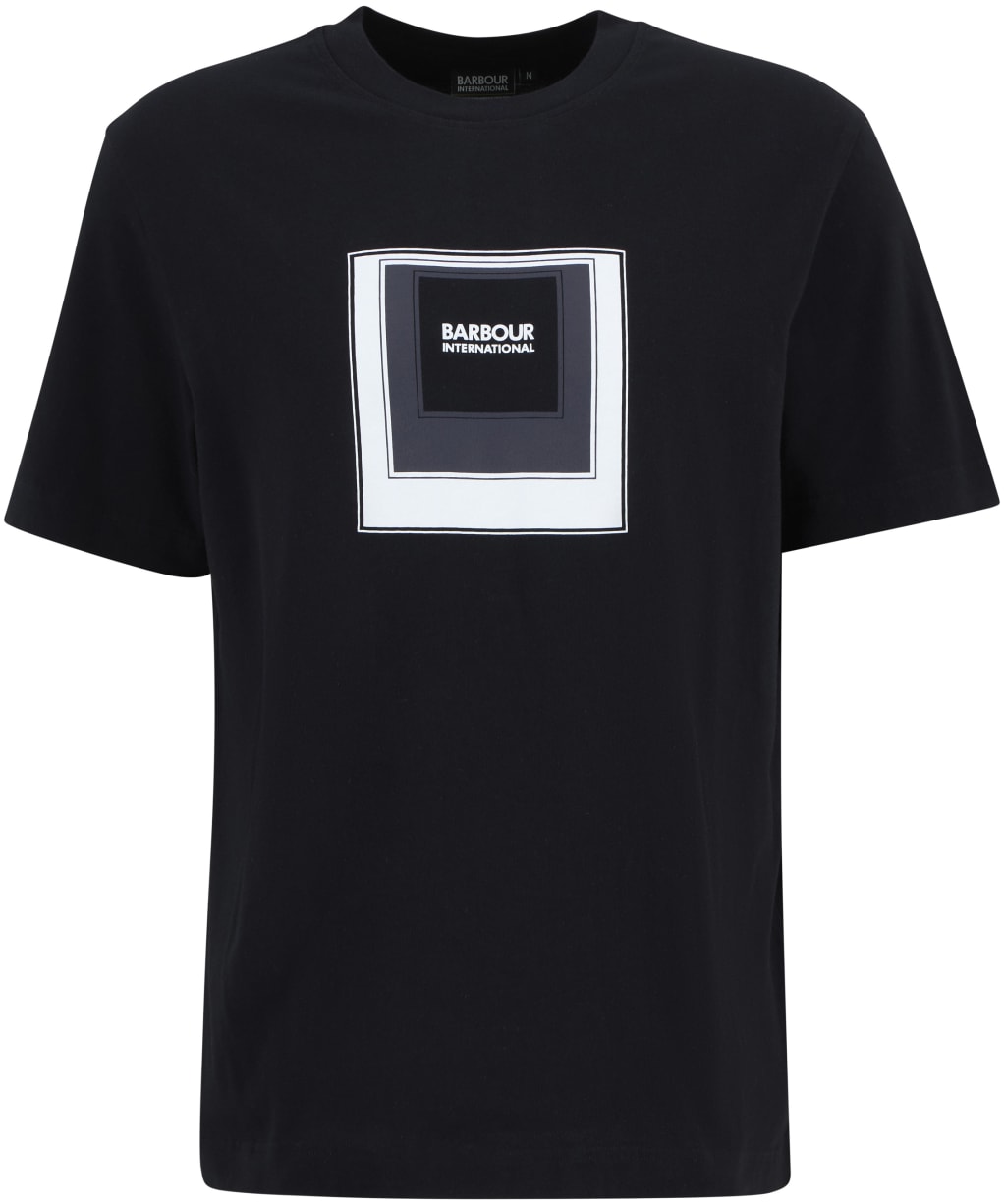 Men's Barbour International Captive Graphic T-Shirt - Black