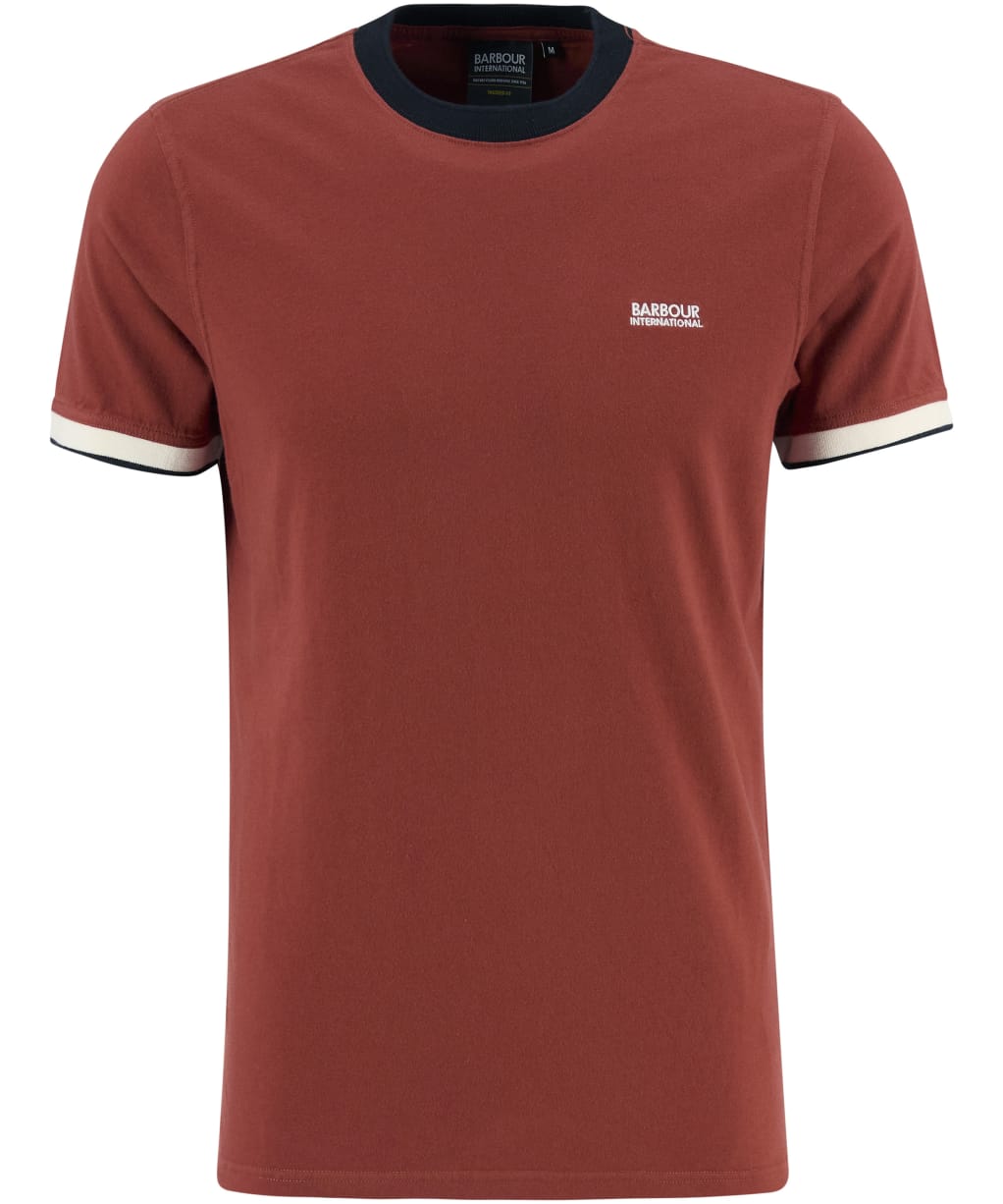 Men's Barbour International Howall T-Shirt - Burnt Henna
