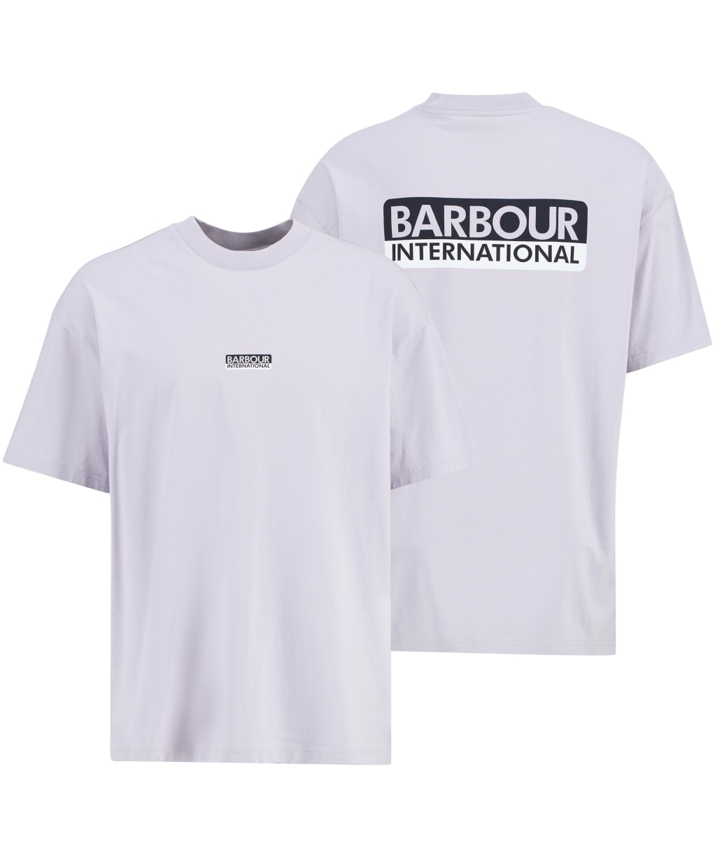 Men's Barbour International Oversized Wendell T-Shirt - Thistle