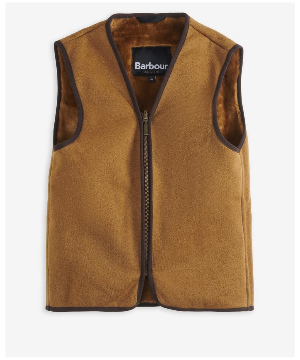 Barbour Children's Beaufort Waistcoat / Zip-in Liner, 10-15yrs - Brown