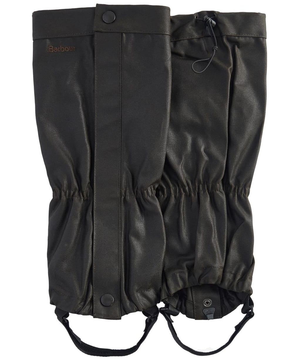 Barbour Waxed Cotton Gaiters - Olive