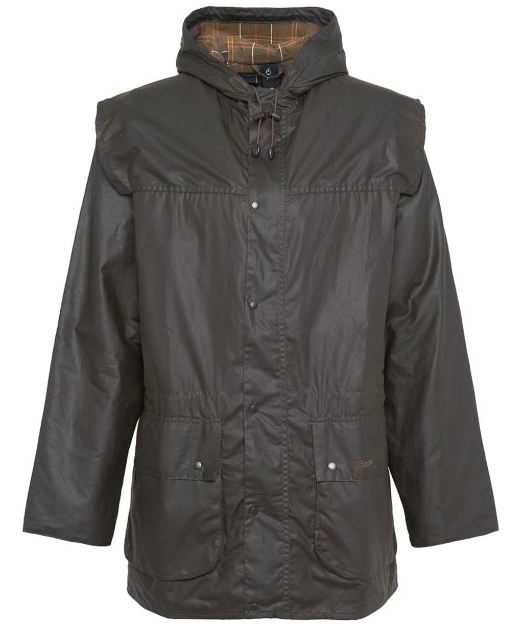Barbour Classic Durham Jacket- Olive | Classic Tartan