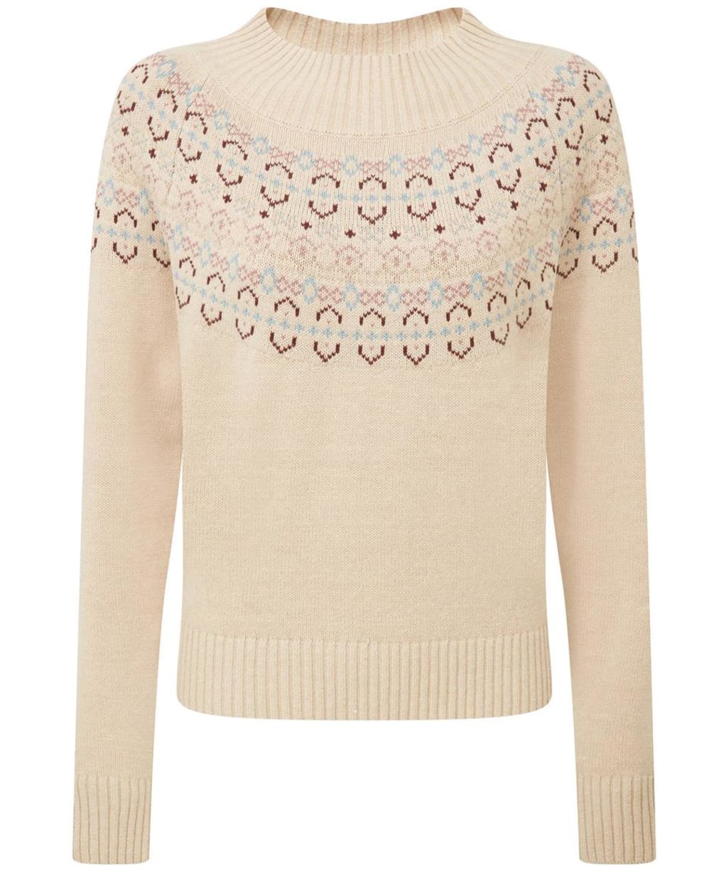 Women's Schöffel Tresness Fairisle Jumper - Port / Lake Blue