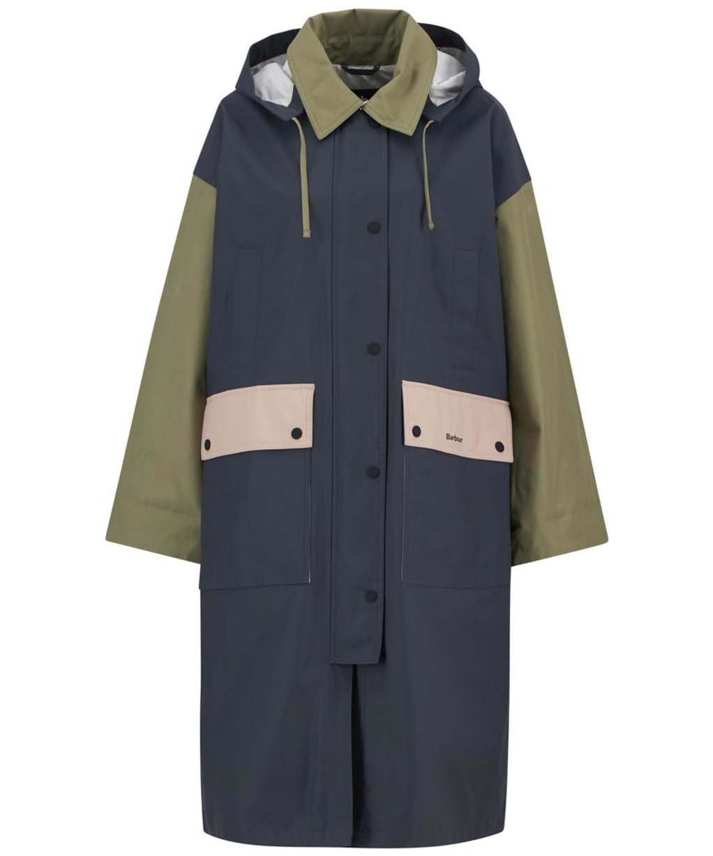 Women's Barbour Blearigg Showerproof Jacket - Dusk Grey / Gardenia / Bleached Olive / Lilac Ash