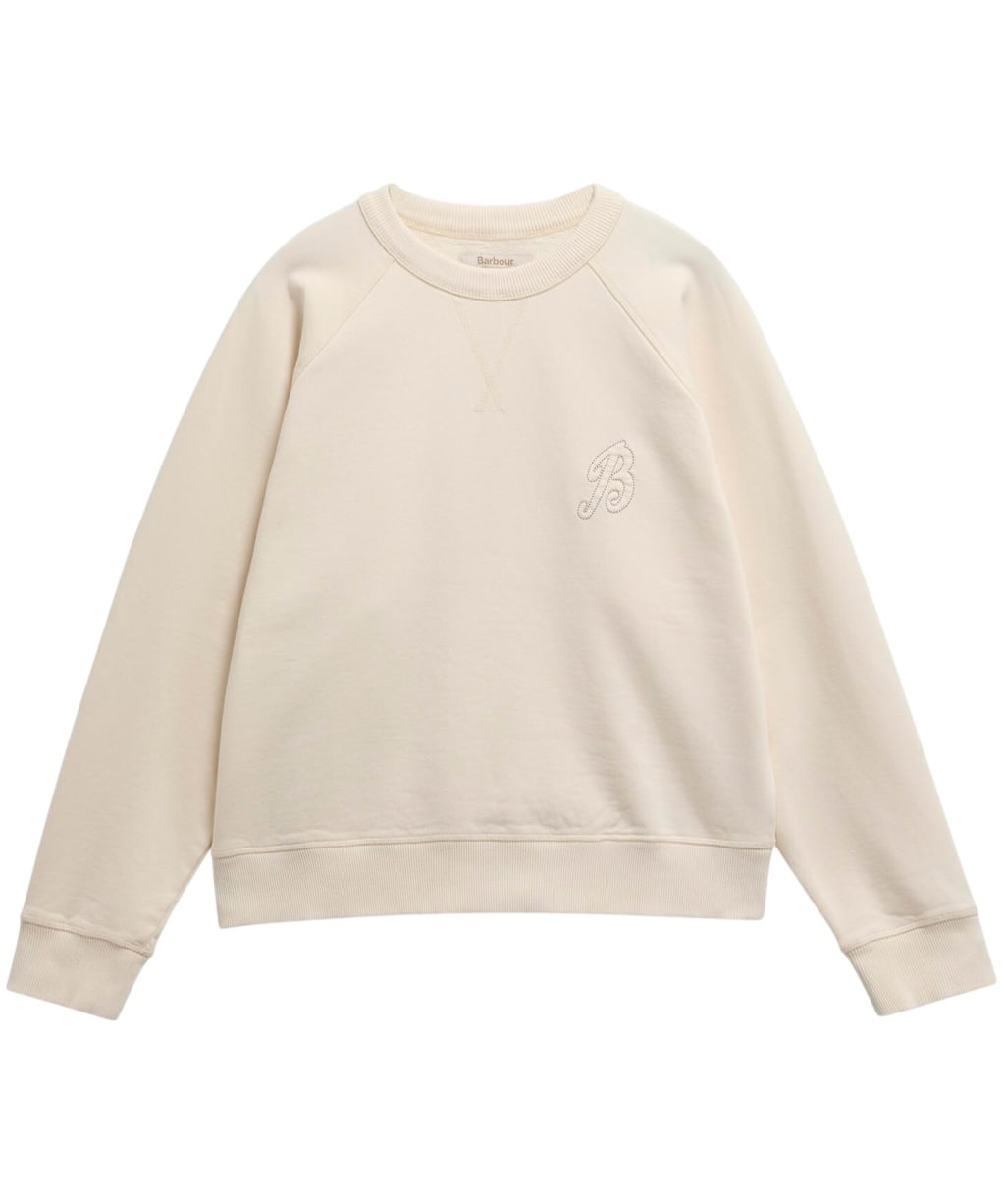 Women's Barbour Avon Sweatshirt - Original Ecru