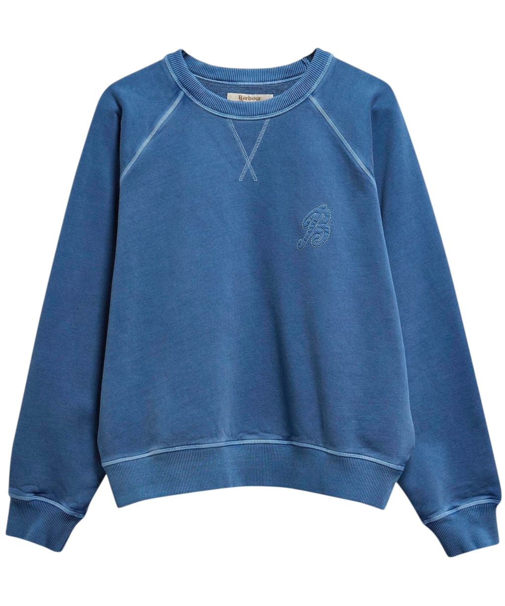 Women's Barbour Avon Sweatshirt - Washed Indigo