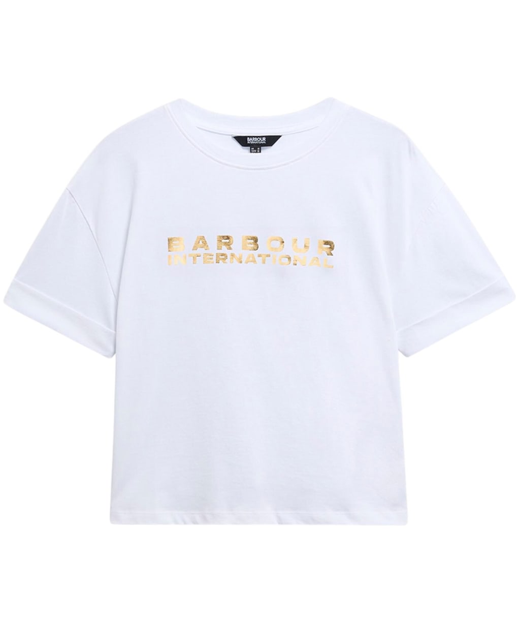 Women's Barbour International Niamh T-Shirt - White