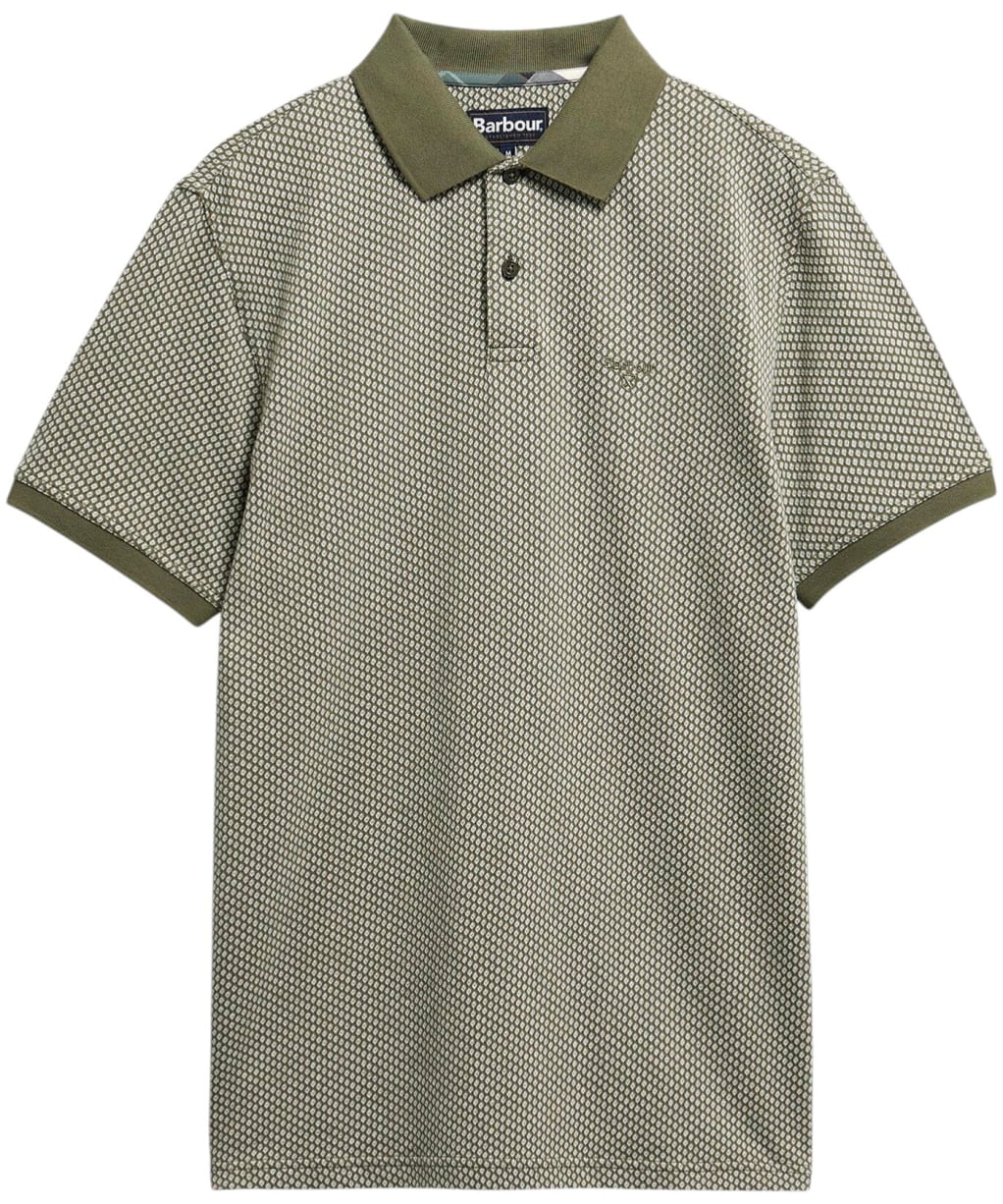 Men's Barbour Copgrove Tailored Polo Shirt - Dusty Olive