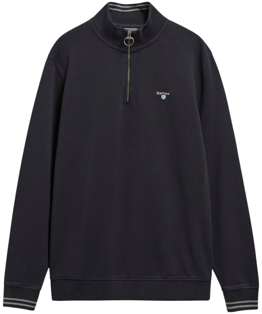 Men's Barbour Rosford Half Zip Sweatshirt - Dark Navy