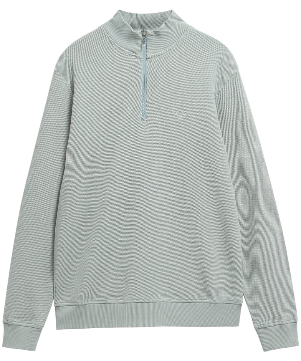 Men's Barbour Ravensworth Half Zip Sweatshirt - Dusty Slate