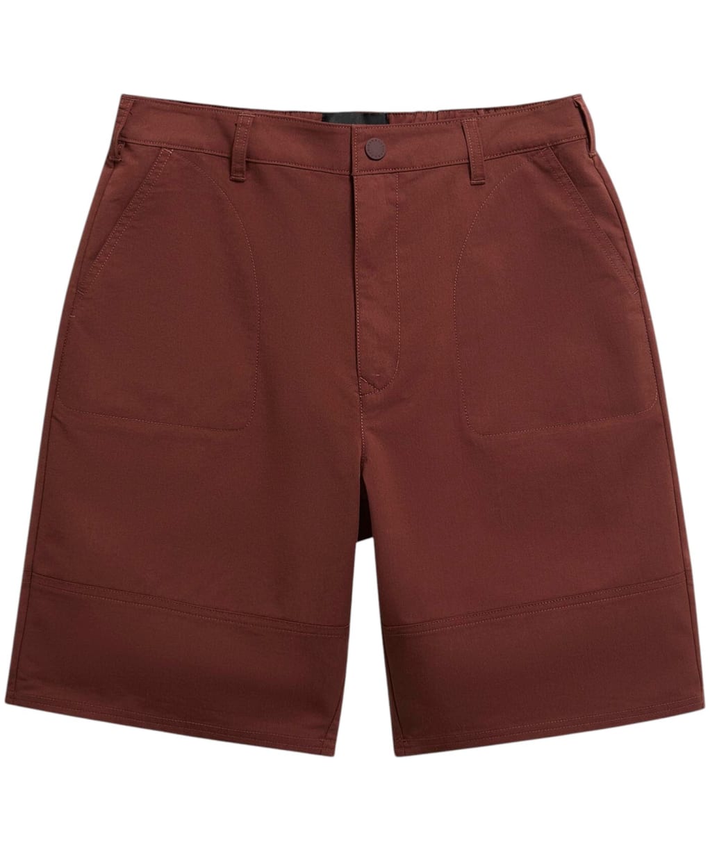 Men's Barbour Strickland Textured Short - Burnt Pepper