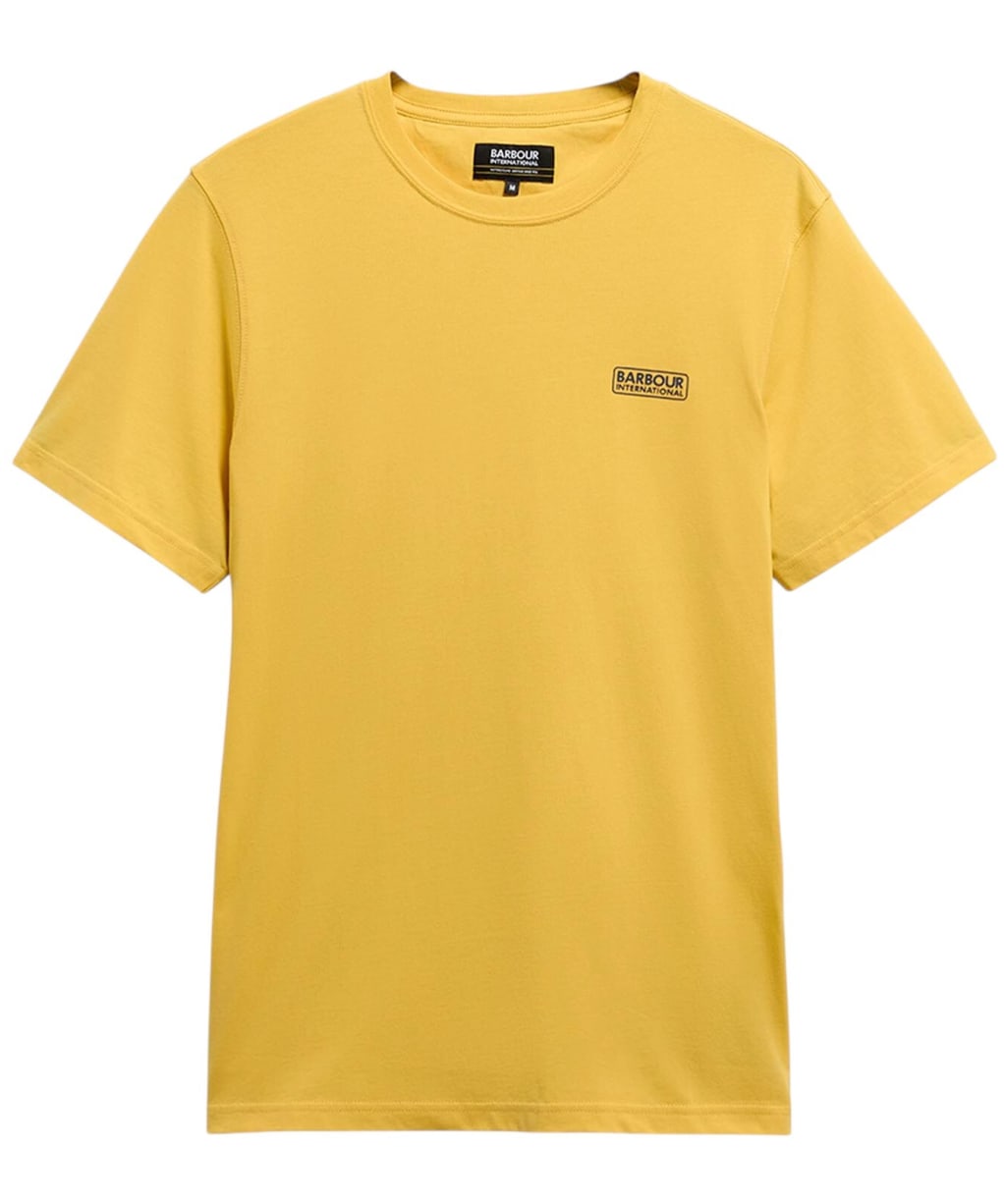 Men's Barbour International Small Logo Tee - Misted Yellow
