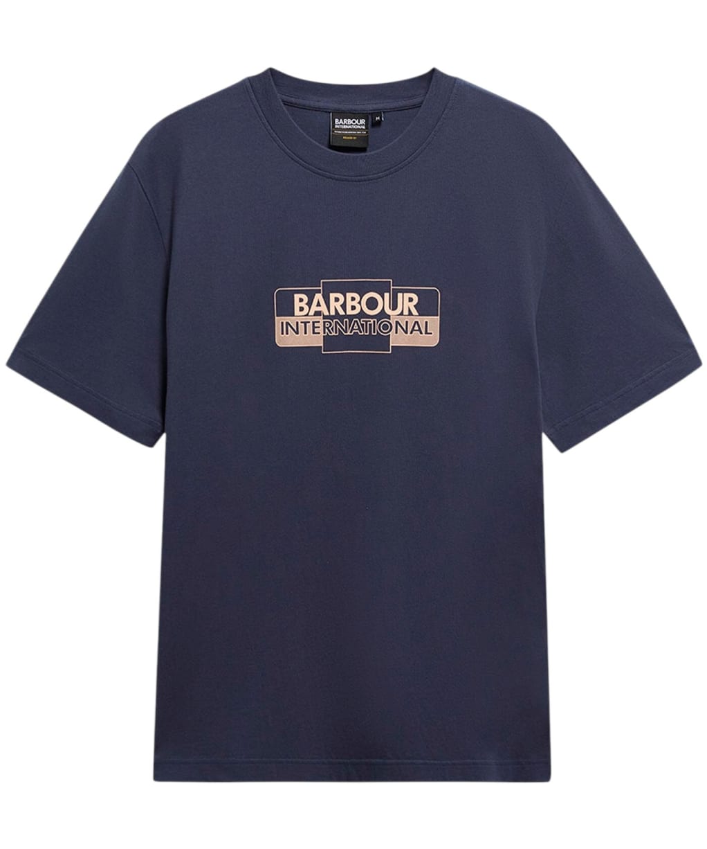 Men's Barbour International Leighton Graphic T-Shirt - Oxford Navy
