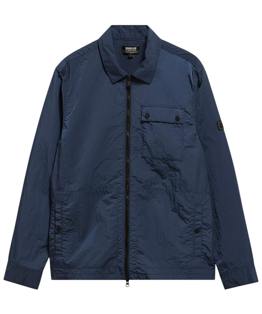 Men's Barbour International Inline Overshirt - Oxford Navy