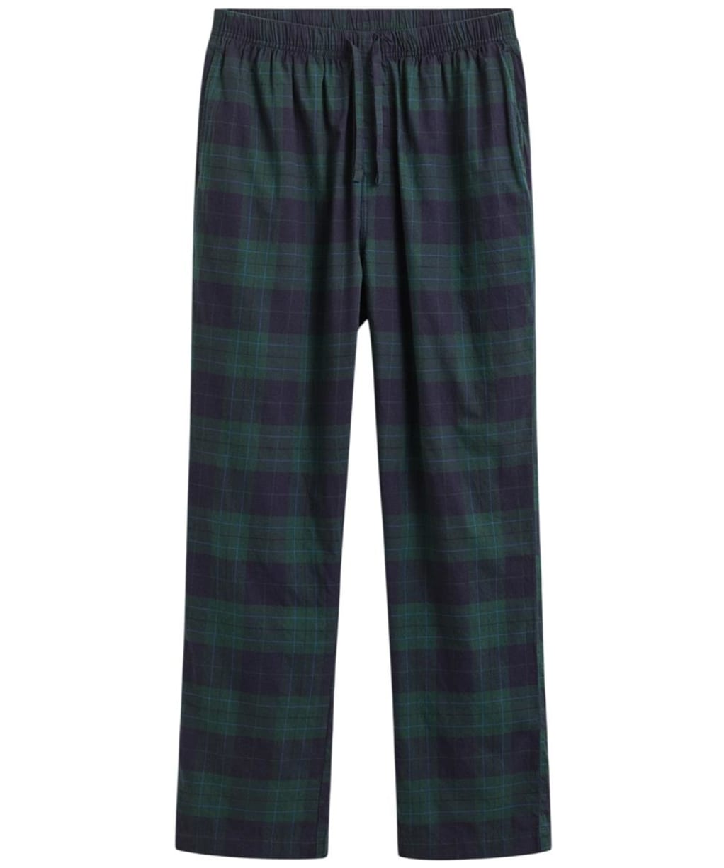 Men's GANT Flannel Check Pyjama Pants - Tartan Green