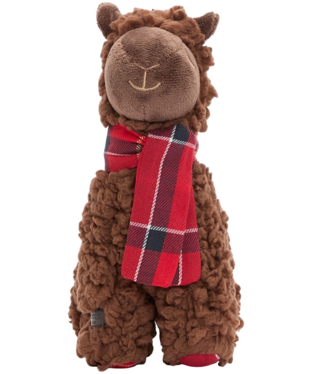Barbour Dog Llama Toy - BROWN/ CARDINAL