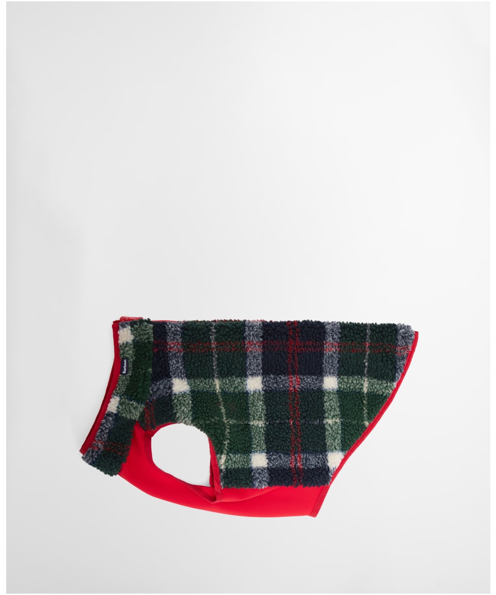 Barbour Field Reversible Dog Coat - Evergreen Tartan