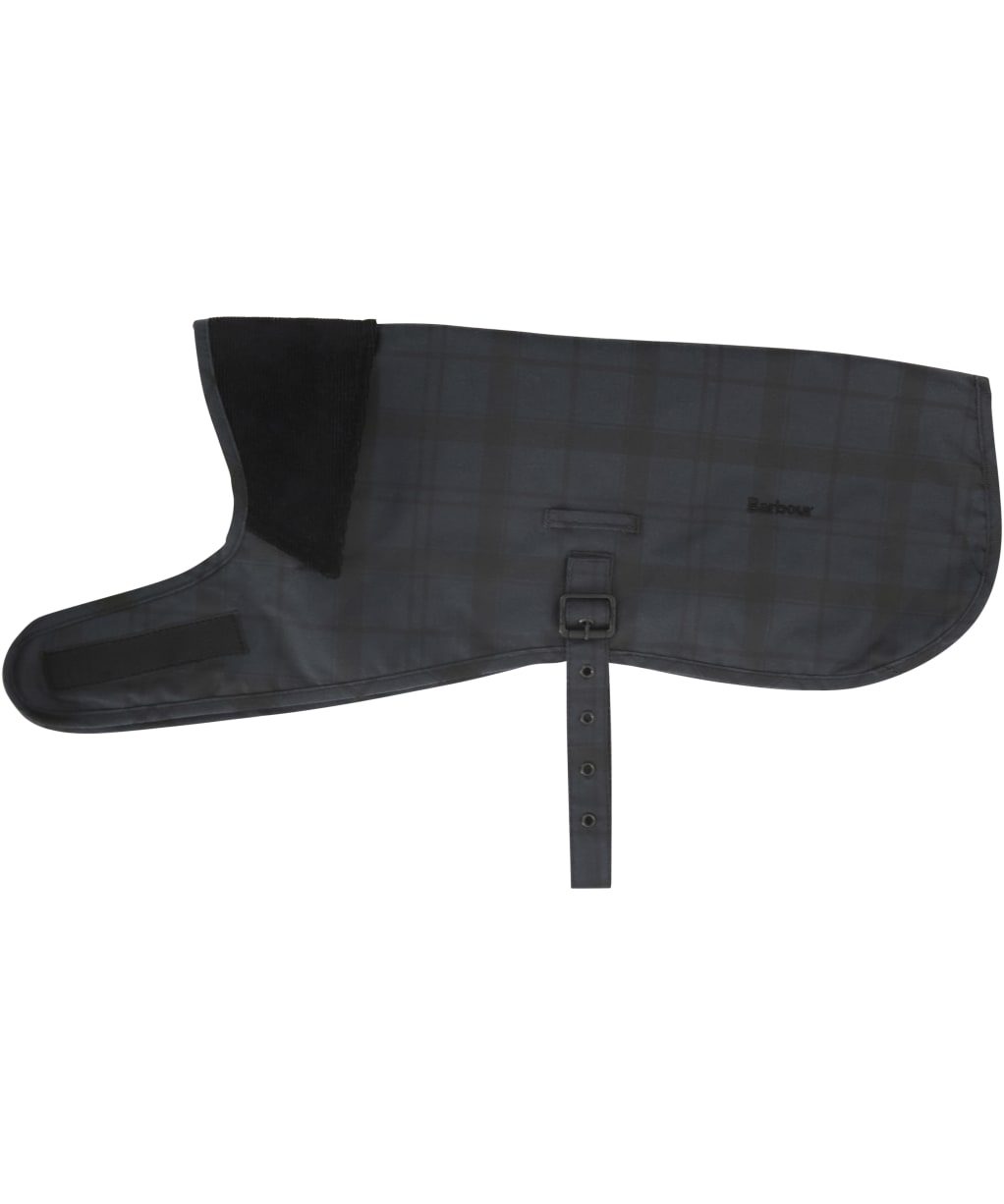 Barbour Ambleside Waxed Dog Coat - Navy Tartan