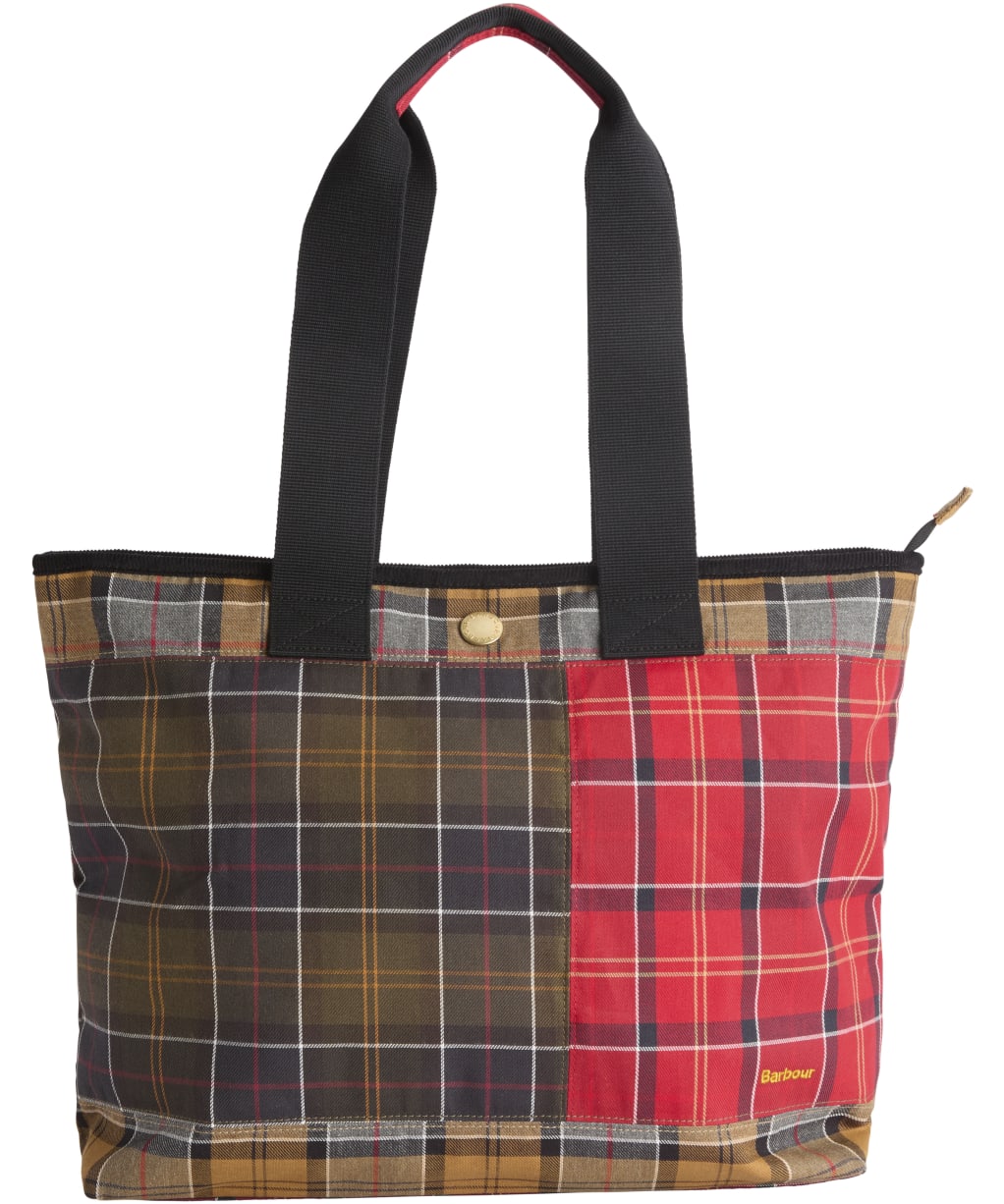 Women's Barbour Mya Patchwork Tote Bag - CLASSIC/CARDINA