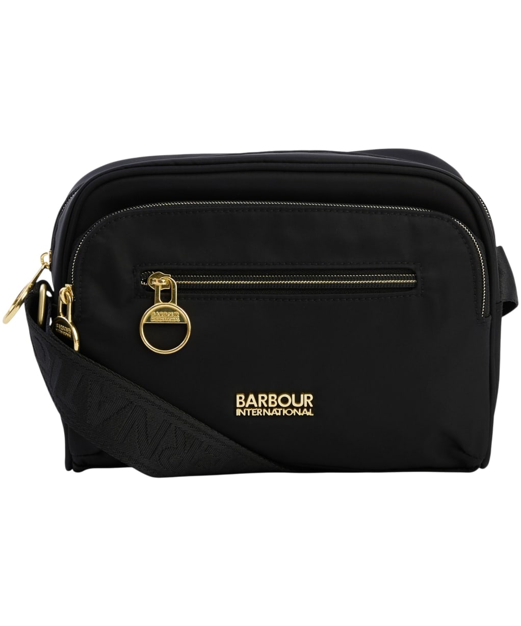 Women's Barbour International Qualify Slim Crossbody Bag - Black