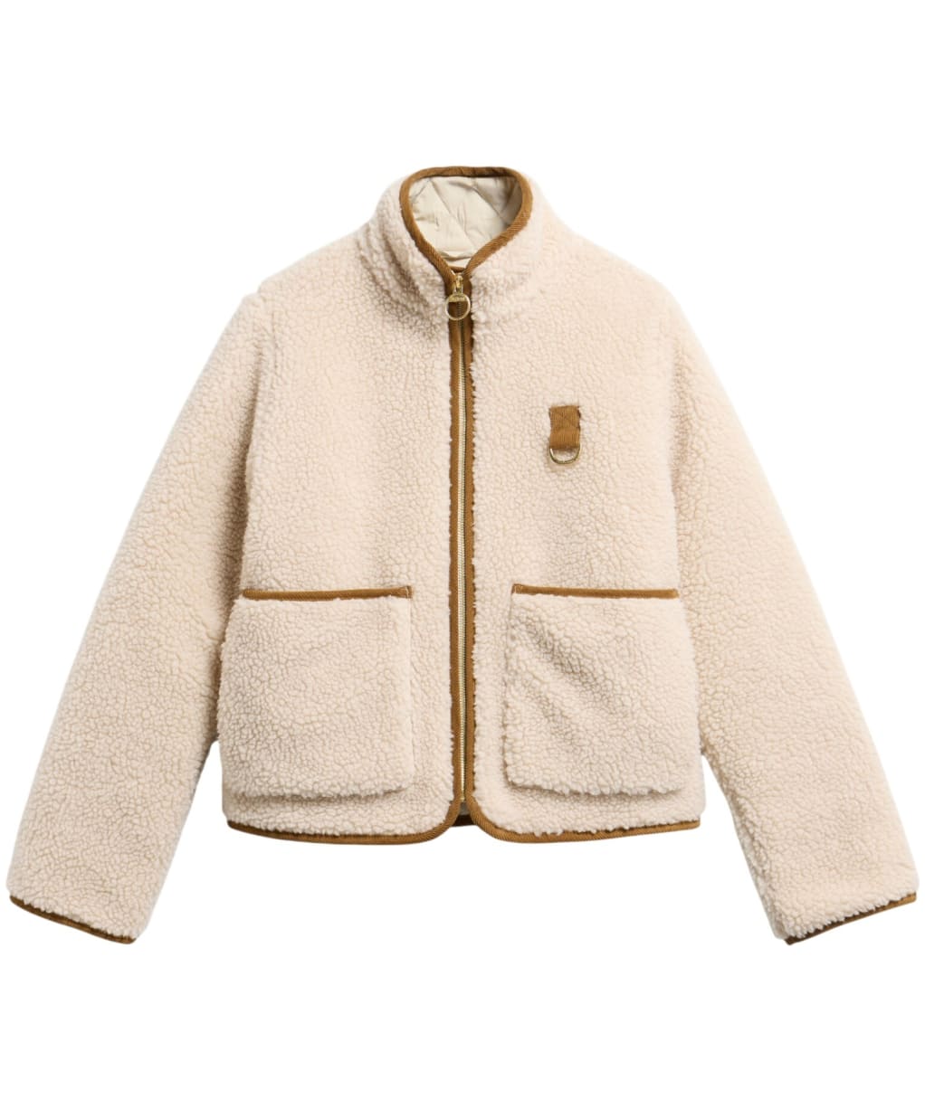 Women's Barbour Elenora Casual Fleece Jacket - Ecru
