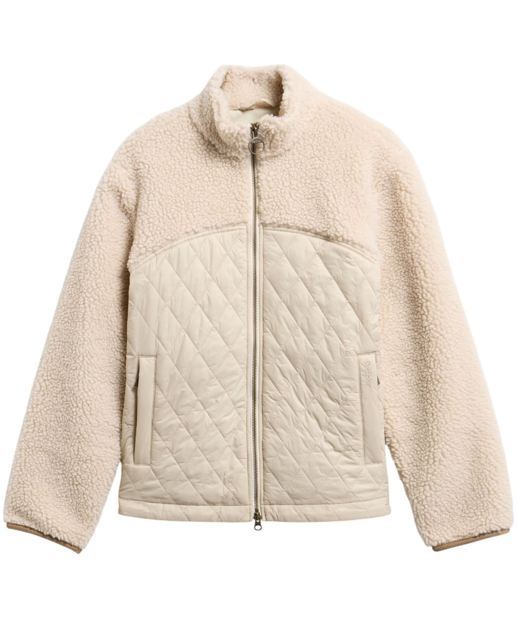 Women's Barbour Ami Casual Fleece Jacket - Ecru