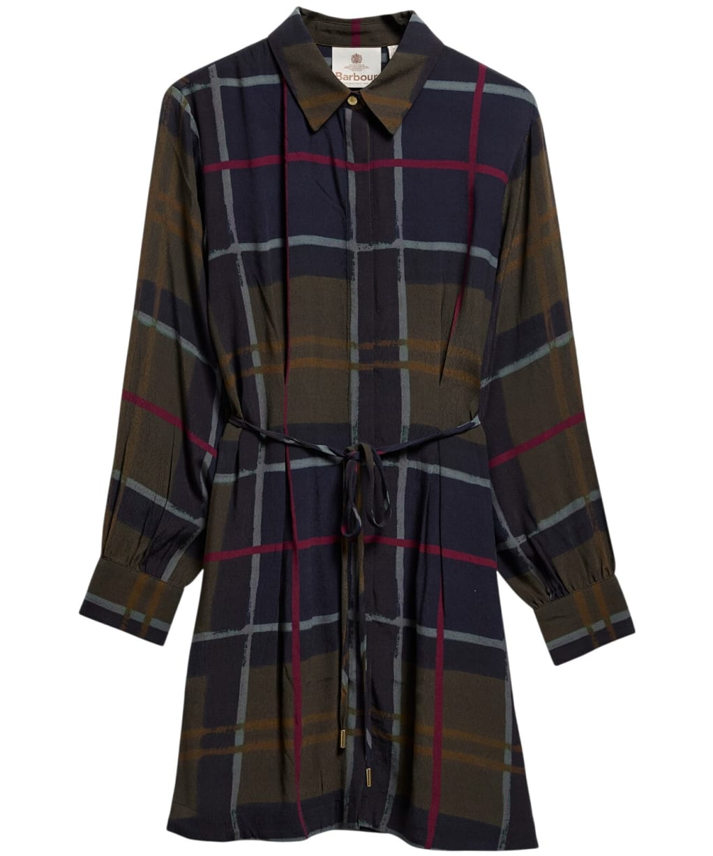 Women's Barbour Ivybridge Mini Dress - Shadow Classic Tartan