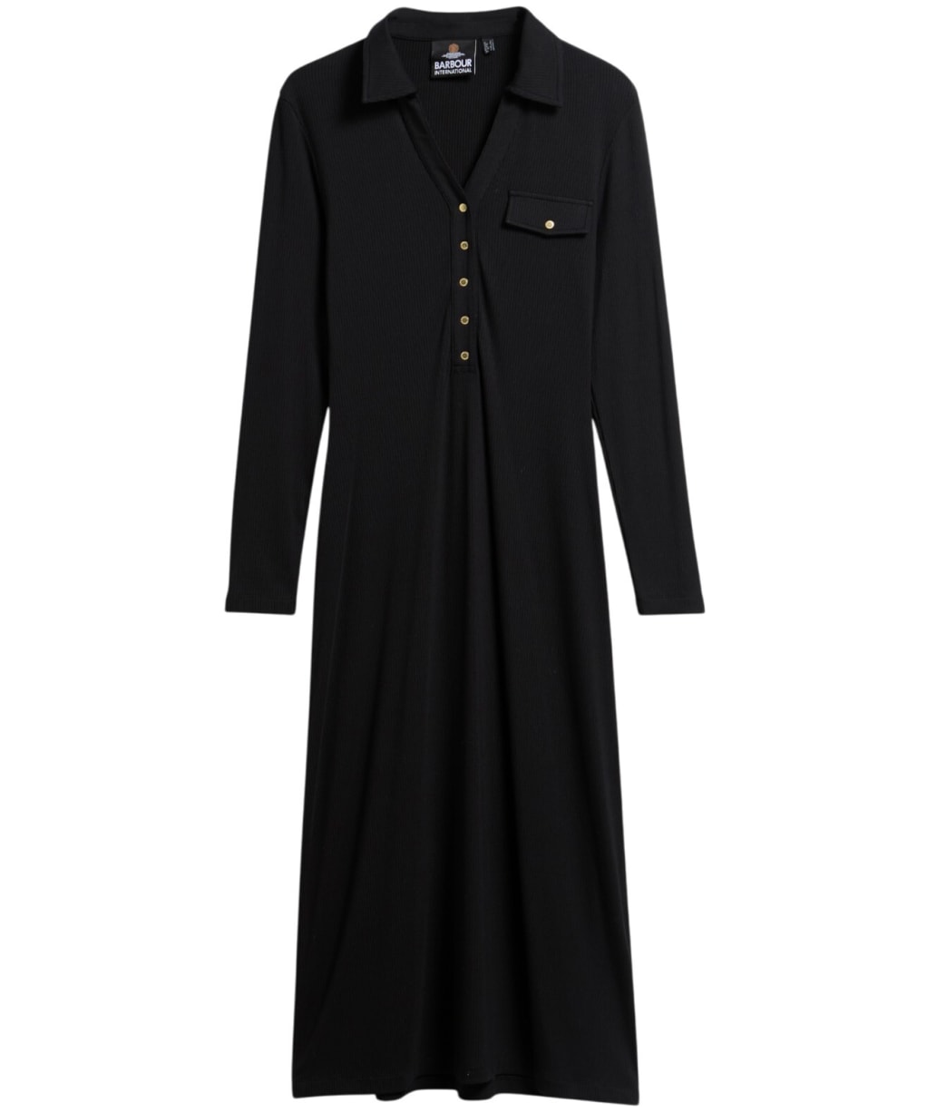 Women's Barbour International Ramona Midi Dress - Black