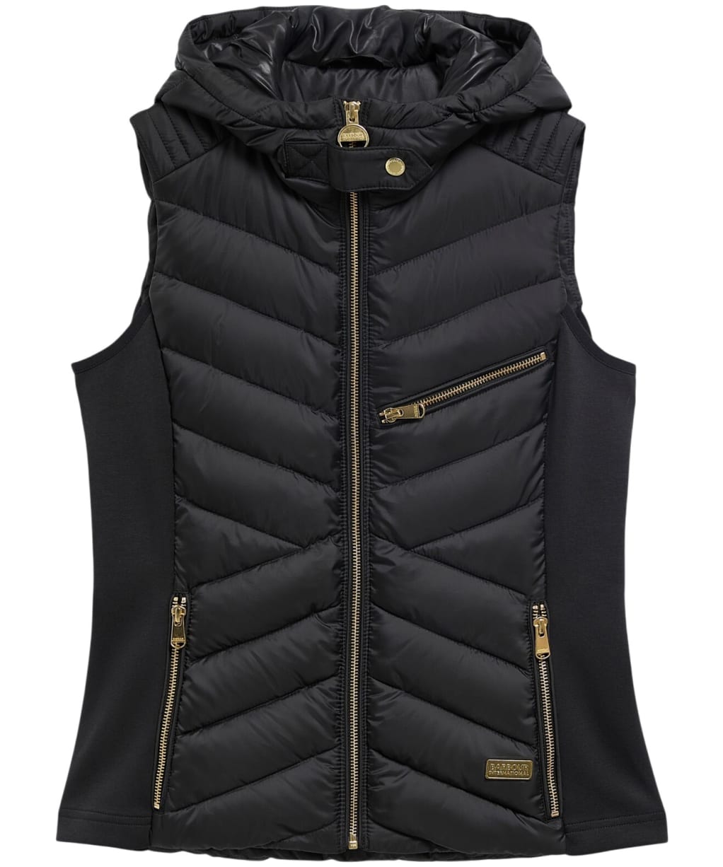 Women's Barbour International Salengro Quilted Gilet - Black