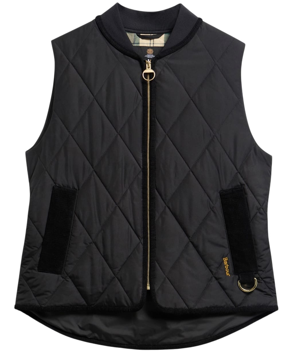Women's Barbour Glendyn Quilted Gilet - Black / Ancient 