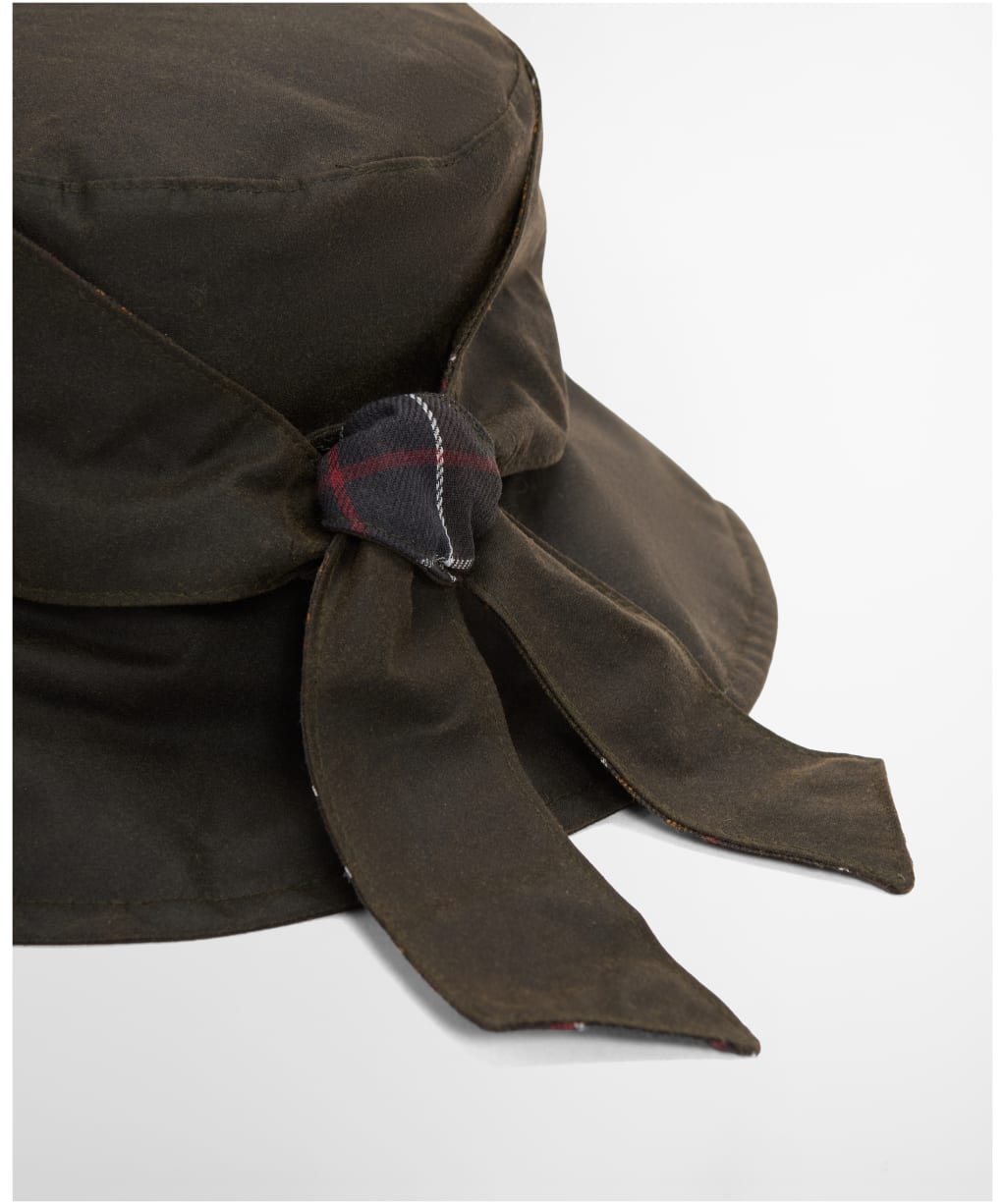 Women's Barbour Brambling Wax Hat - New Olive