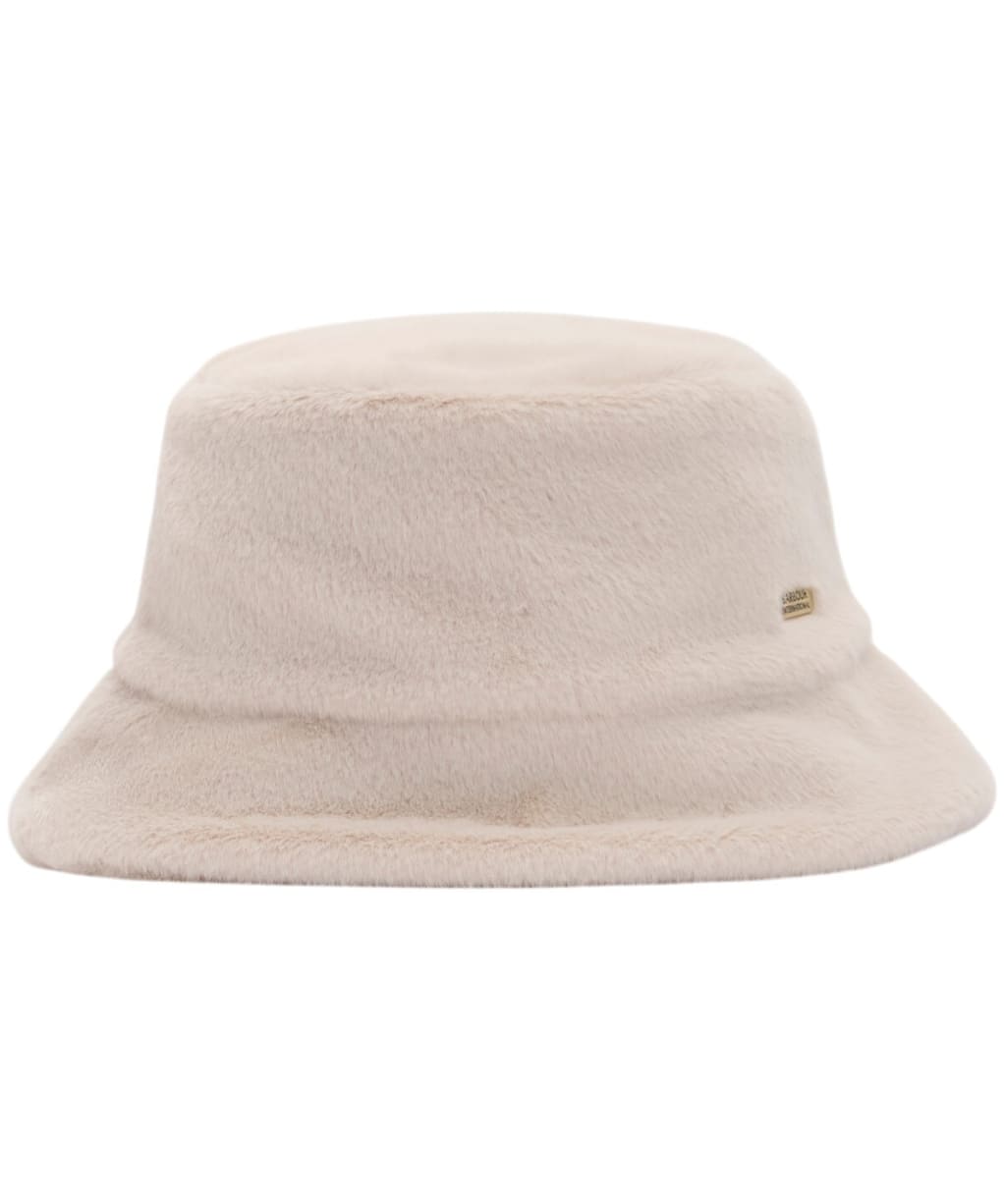 Women's Barbour International Cyrus Faux Fur Bucket Hat - Nutmeg