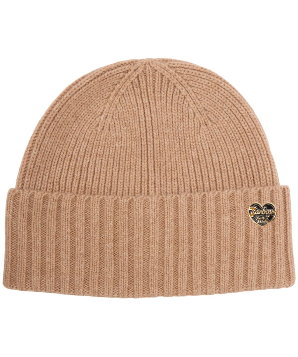 Women's Barbour Annette Knitted Beanie Hat - Classic Beige