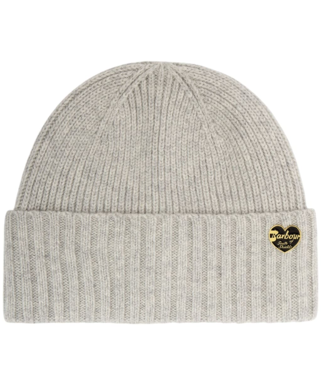 Women's Barbour Annette Knitted Beanie Hat - WINTER LINEN