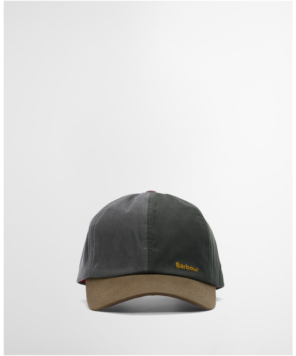 Women's Barbour Transport Patchwork Cap - Sage / Beech / Bordeaux