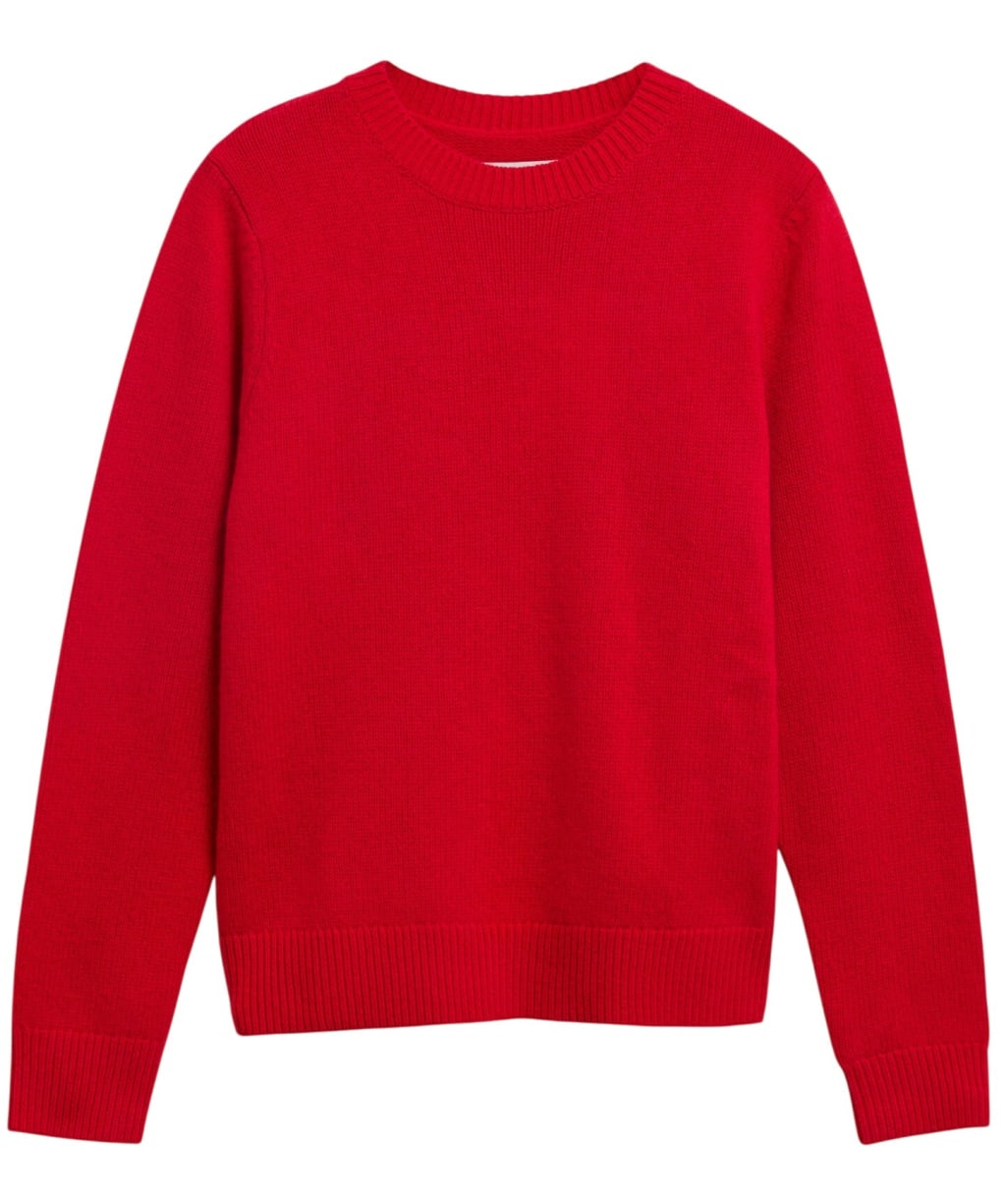 Women's Barbour Woodhouse Knitted Jumper - Crimson