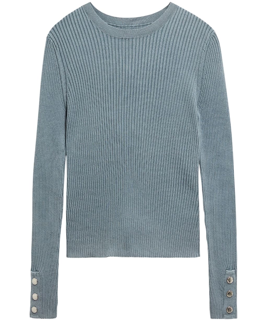 Women's Barbour International Seren Knitted Jumper - Washed Pearl Blue