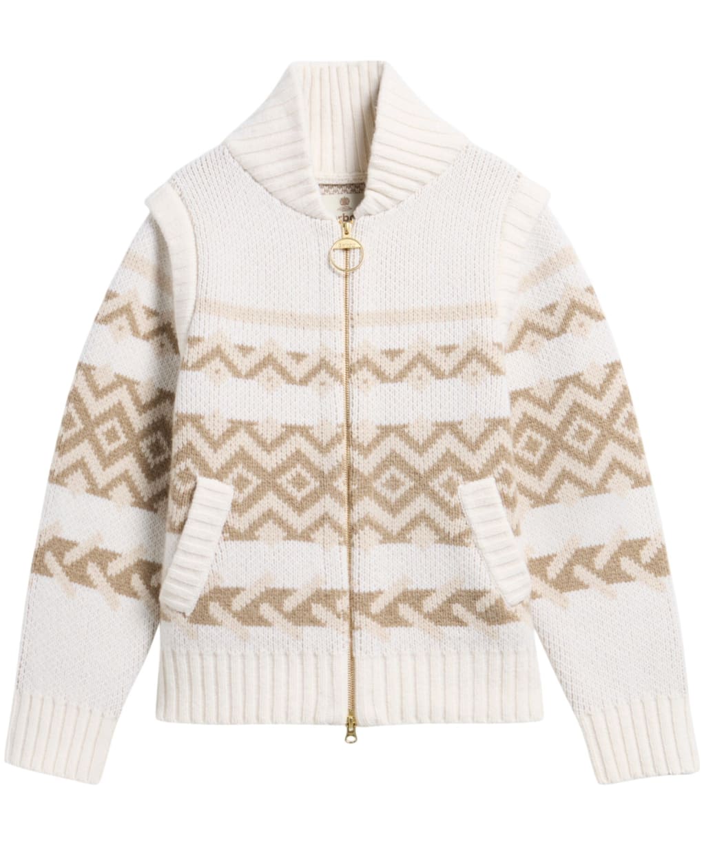 Women's Barbour Maplewood Knitted Zip Through Jumper - Multi