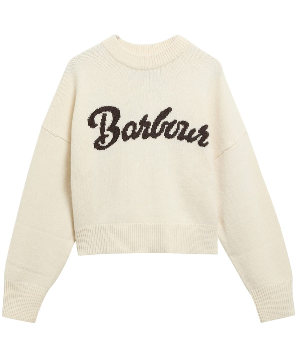 Women's Barbour Ivybridge Knitted Jumper - Ecru