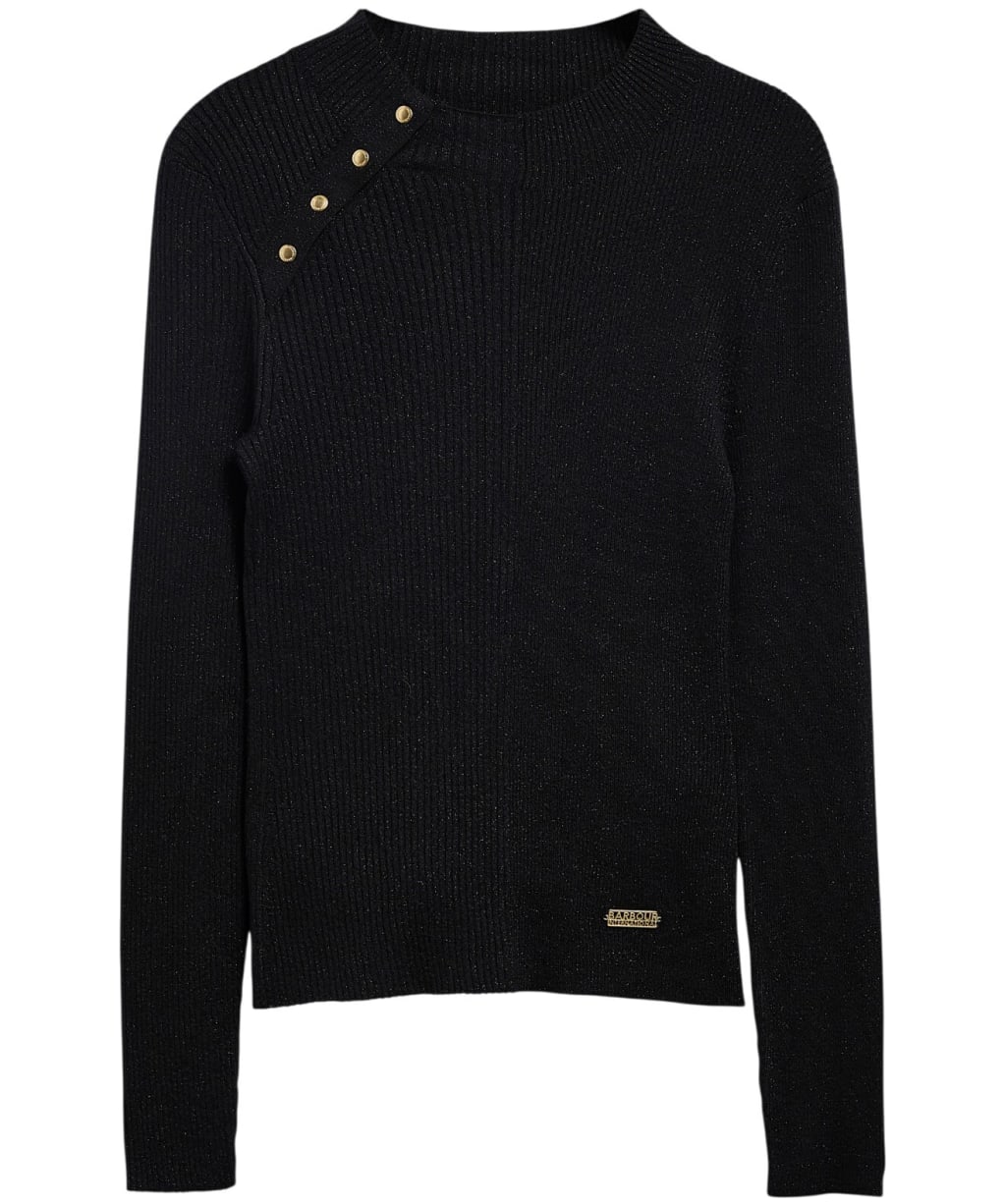 Women's Barbour International Molina Knitted Jumper - Black